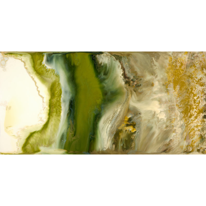 «Thundering Cloud» par Blakely Bering, impression sur toile, Gel coupé au couteau, H 24 po x l 48 po x P 1,5 po