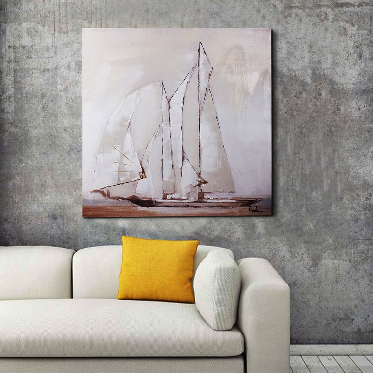 Magari Sail II On Canvas Painting & Reviews | Wayfair