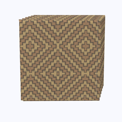 Polyester Geometric Square Napkin