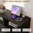6 Drawer Dresser for Bedroom with Power Outlets & LED Light, Slim Wooden Chest of Drawers with Open Shelf, Space Saving Skinny Dresser for Nursery, Apartment, Closet Organization-1303617476