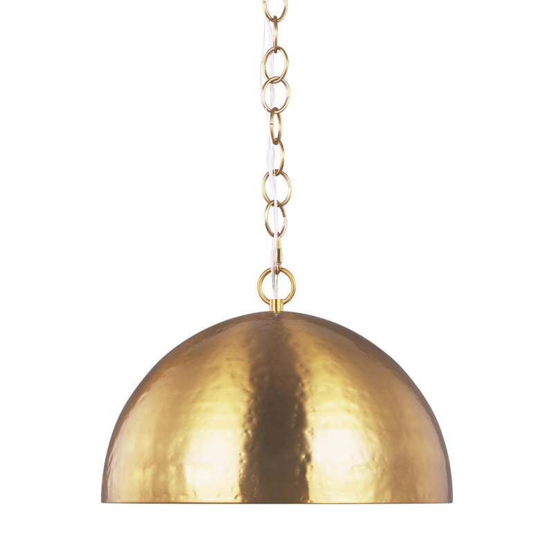 Whare 1 - Light Pendant, Burnished Brass