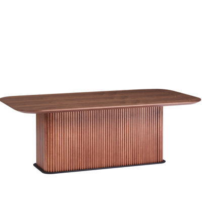 Brown, Walnut Wood, Coffee Table, Black Metal Frame, Smooth Surface, Fashion - Forward Living , Metal, Fashionable Design, Contemporary Spaces