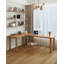 Bureau moderne en bois massif en forme de L-1075776766