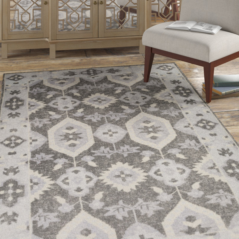 Drachten Wool Oriental Indoor Rug, Rectangle 5'6" x 8'6"