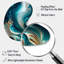 «Abstract Geode Turquoise III», art mural abstrait en forme de marbre, sculpture murale asymétrique en métal-103973335