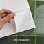 Dosseret en vinyle à carreaux zellige vert foncé Peel and Stick (ensemble de 10 pi)
