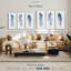 «Feather Ethnic Patterns Splash» sur toile-1107089255