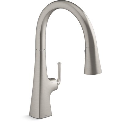 Graze Touchless Pull-Down Kitchen Sink Faucet with Voice Activation and Three-Function Sprayhead -  Kohler, K-22068-WB-VS