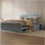 Lit plateforme double avec tiroir et deux tablettes-2083112031