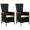 Chaise de patio avec coussins