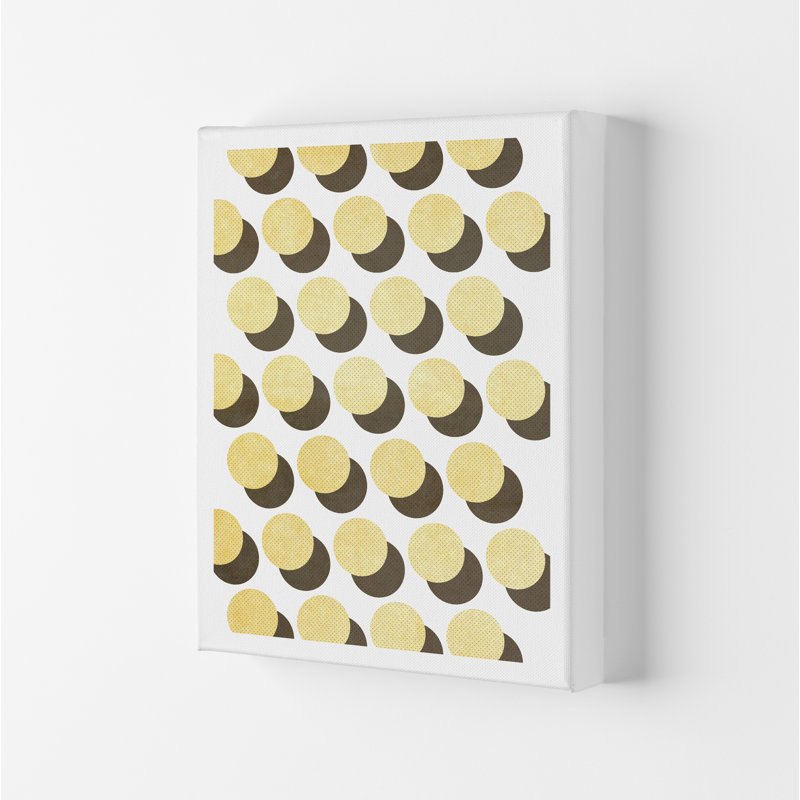 Half Tone Yellow Abstract Original - Print, No Frame, 30cm H x 21cm W x 1cm D