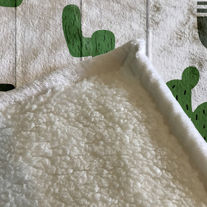 Jeté de cactus fantaisiste