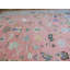 Tapis rose en laine noué à la main de conception unique 11 pi 10 po x 15 pi 2 po Hurst