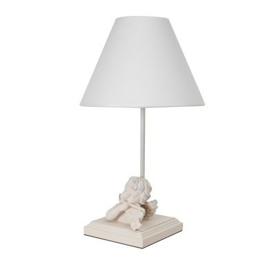 Lampe de table blanche 16,5 po