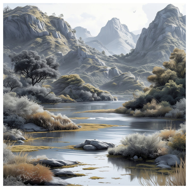 Couvertures Mountain Mountain, L 50 po x H 60 po