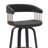 Lynnon Swivel Counter or Bar Height Bar Stool in Faux Leather, Wood and Golden Bronze Metal-1192722644-1198740096-1199535802