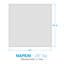  Ensemble de 4 serviettes de table White Gin