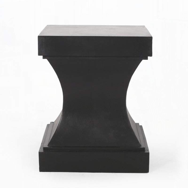 Table d'appoint extérieur, Noir