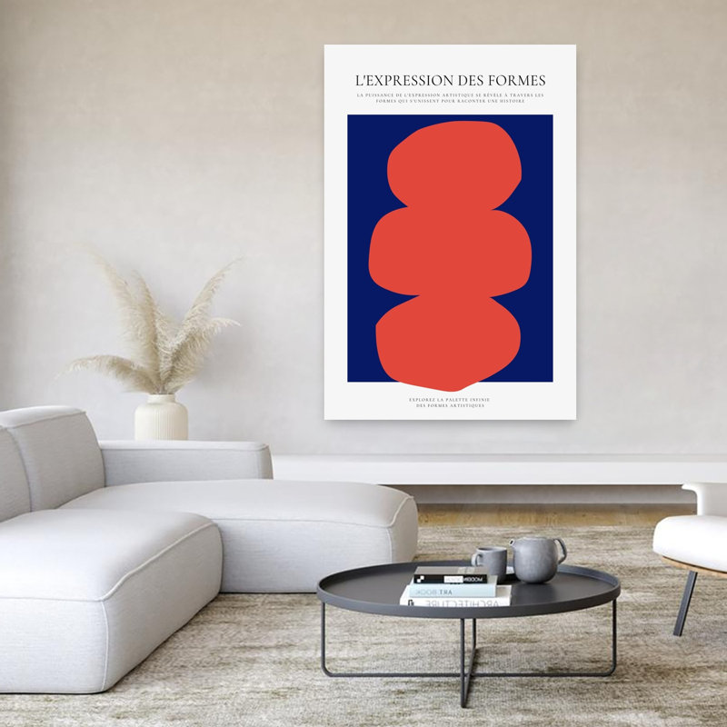 Art contemporain contemporain abstrait géométrique géométrique, H 60 po x l 40 po