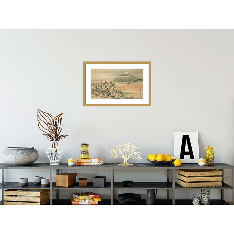 Fūkeiga by Andō Hiroshige -Framed Giclee Print, 19.4" H x 29.5" W