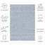Tapis d'intérieur / extérieur à motif géométrique Sisneros Performance-2091379455