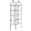 Treillis de jardin en métal pour plante grimpante support antirouille 71 x 20