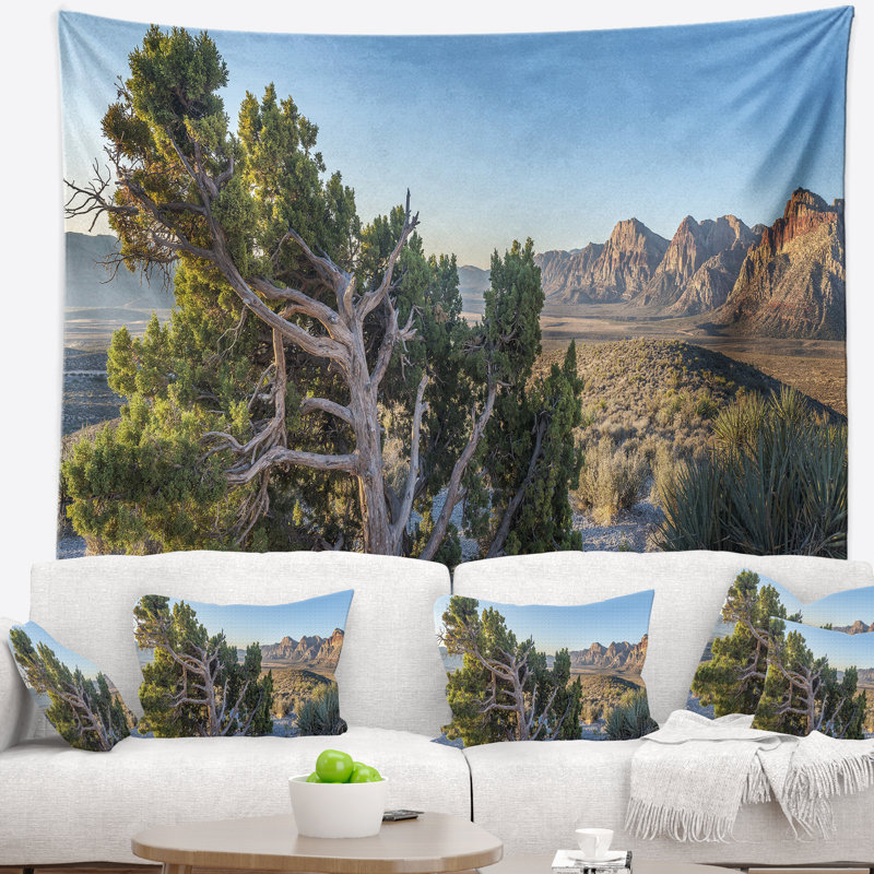 Tapisserie paysage paysage, H 32 po x l 39 po