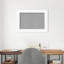 Tableau magnétique de base blanc encadré-101644476