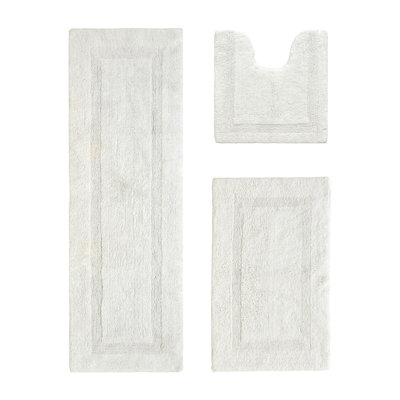Ensemble de tapis pour salle de bain 100% coton 2370 g / m² Annerose Premium