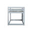 Lit mezzanine simple en bois gris et caoutchouc gris pour une transition en douceur entre les niveaux d'entrée et de sortie