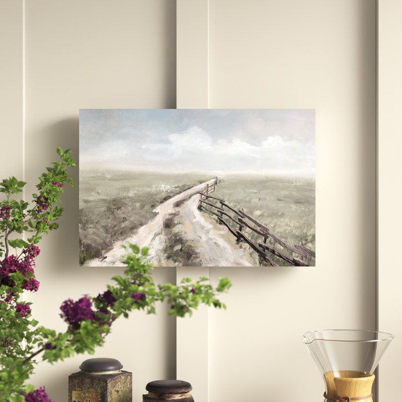 Country Road - Reproduction d'art sur toile tendue, H 12 po x l 18 po
