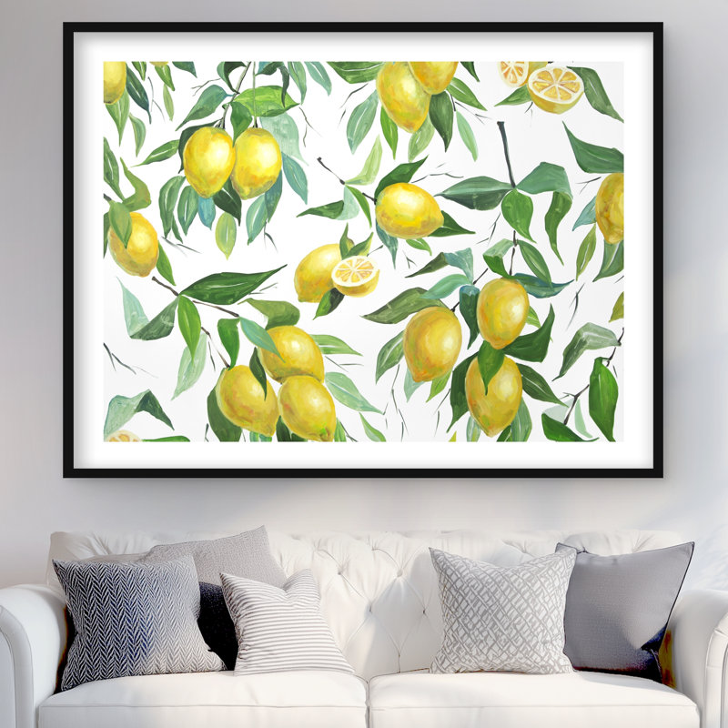 Motif de citron - cuisine gastronomique