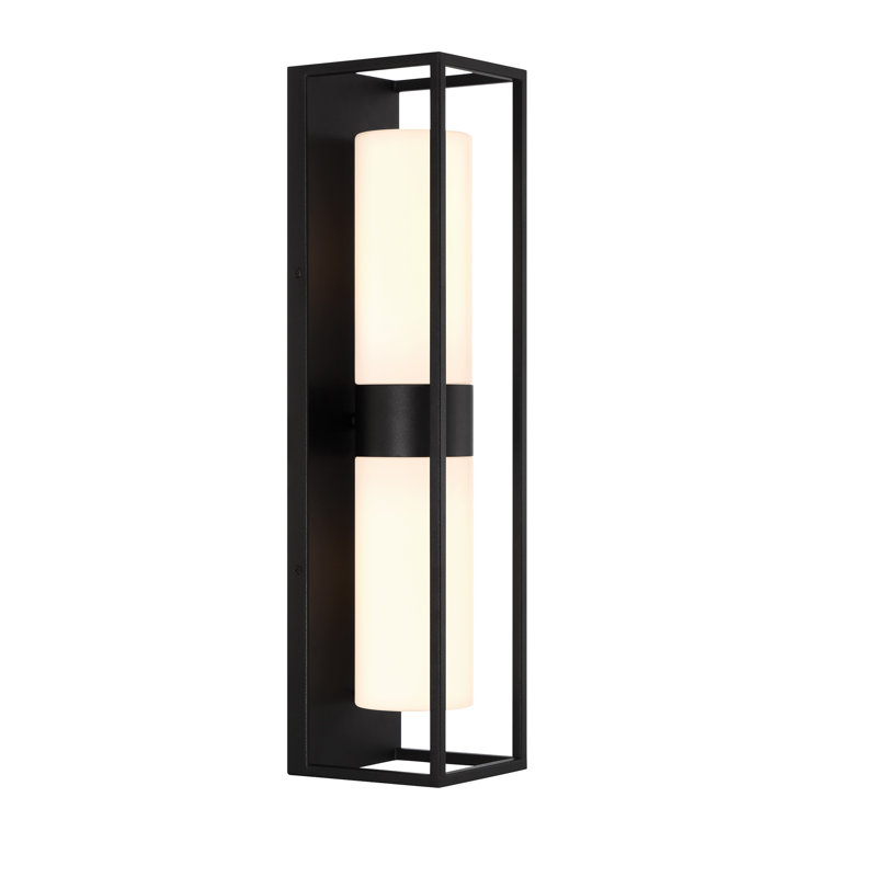 Lanterne d'extérieur 2 lumières REN, noire