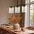 3-Light Dimmable Kitchen Island Modern Linear Chandelier with Clear Glass Shade-150308780