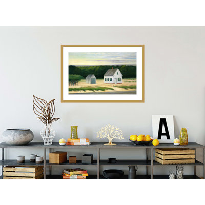 «August on Cape Cod» par Edward Hopper, impression giclée encadrée