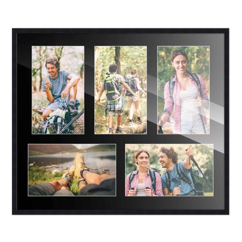 Cadre en bois, 4 po x 6 po, 12 po x 14 po, Noir