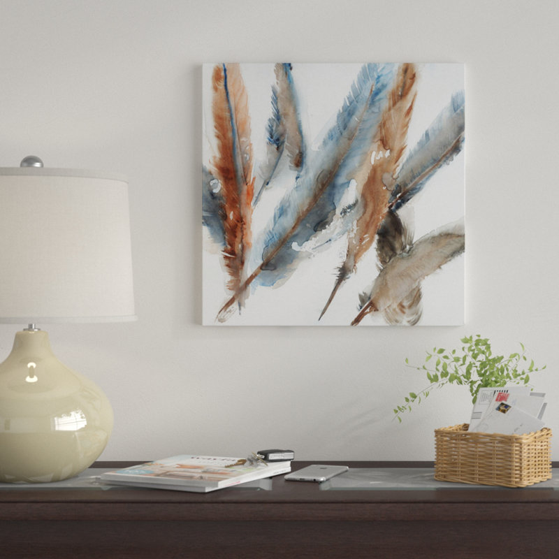 «Past And Présent I», reproduction sur toile, H 26 po x l 26 po x P 1,5 po, Toile tendue., Pas de tapis