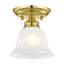 Plafonnier encastré 1 lumière 6,25 po Becky-22240842