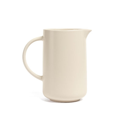 over&back Coupe Stoneware Pitcher