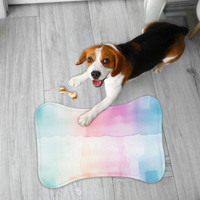 Gentle Shades - 1 Piece Bone Shape Feeding Mat