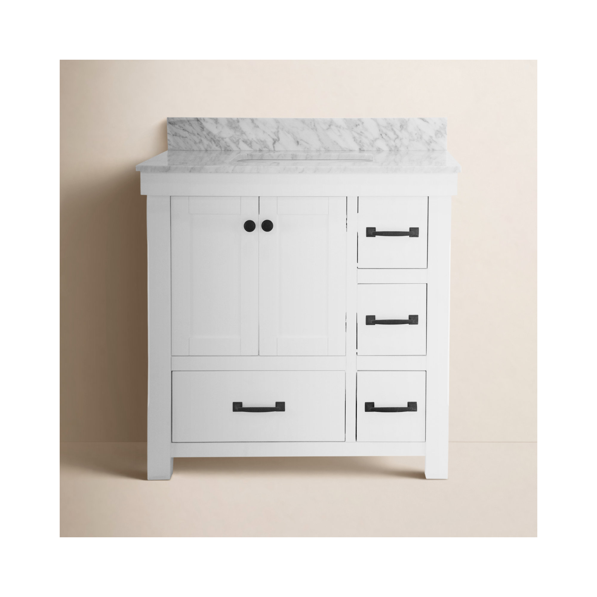 Galvan 36'' Single Bathroom Vanity, White