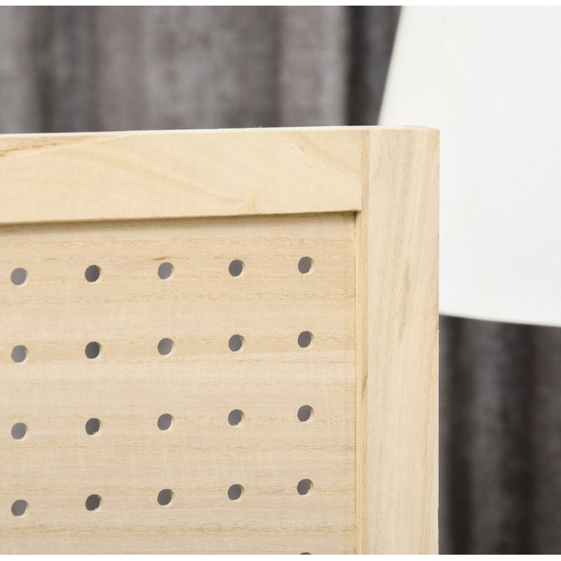 Cloison 4 panneaux 4,7 pouces en bois