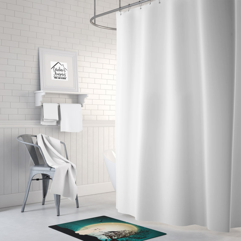 Tapis de bain Dobb Halloween, Blanc