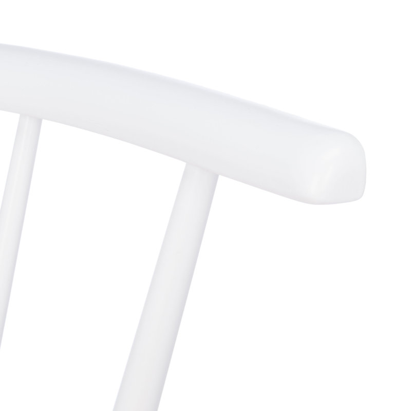 Chaise de salle à manger en bois massif Sheffield, 2 chaises, Naturel / Blanc