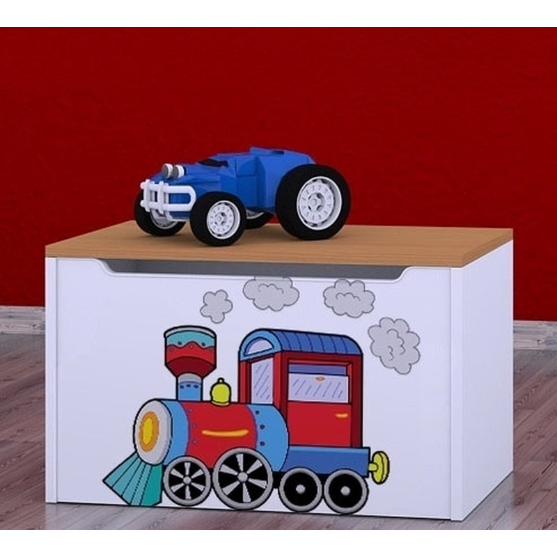 Schutzer Super Locomotive Toy Box, Brown