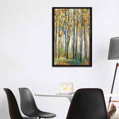 Golden Leaves 1 Piece Painting on Canvas