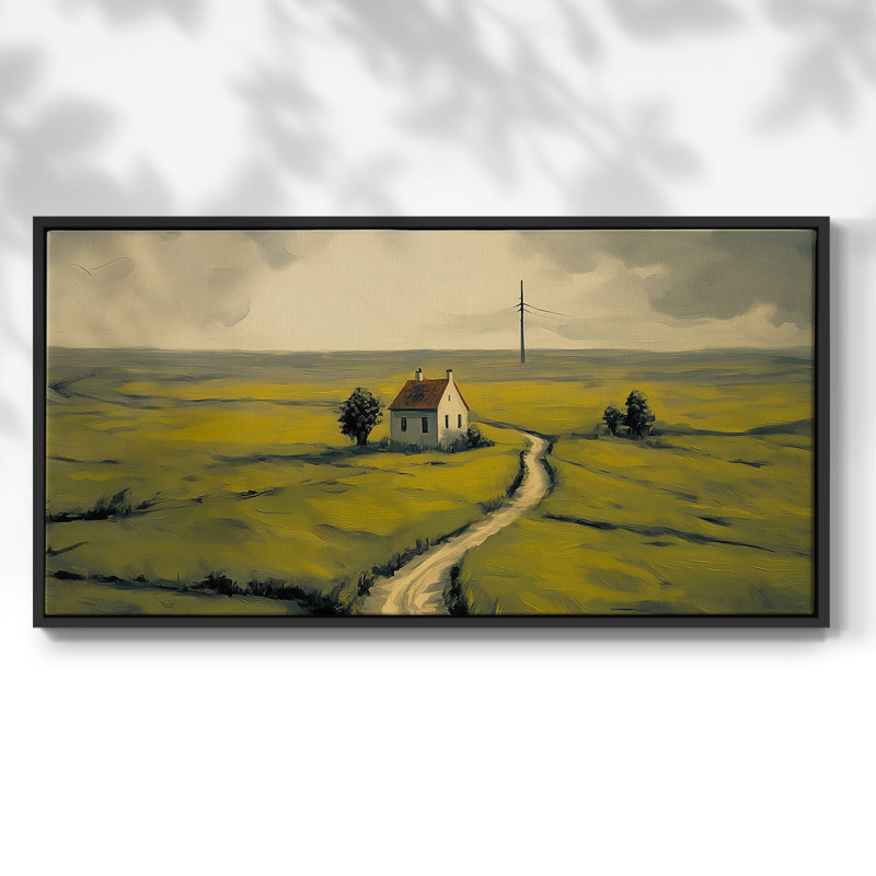 Série paysage - CL - Toile tendue avec châssis encadré - Prêt à accrocher, Noir, H 21 po x l 41 po