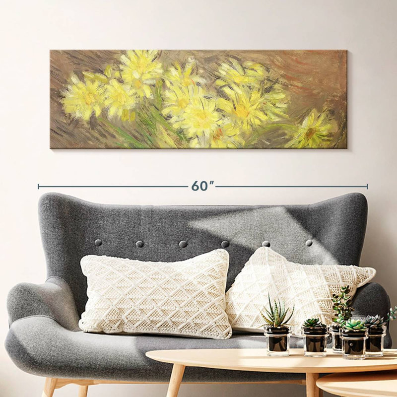 Dais jaune, H 16 po x l 48 po