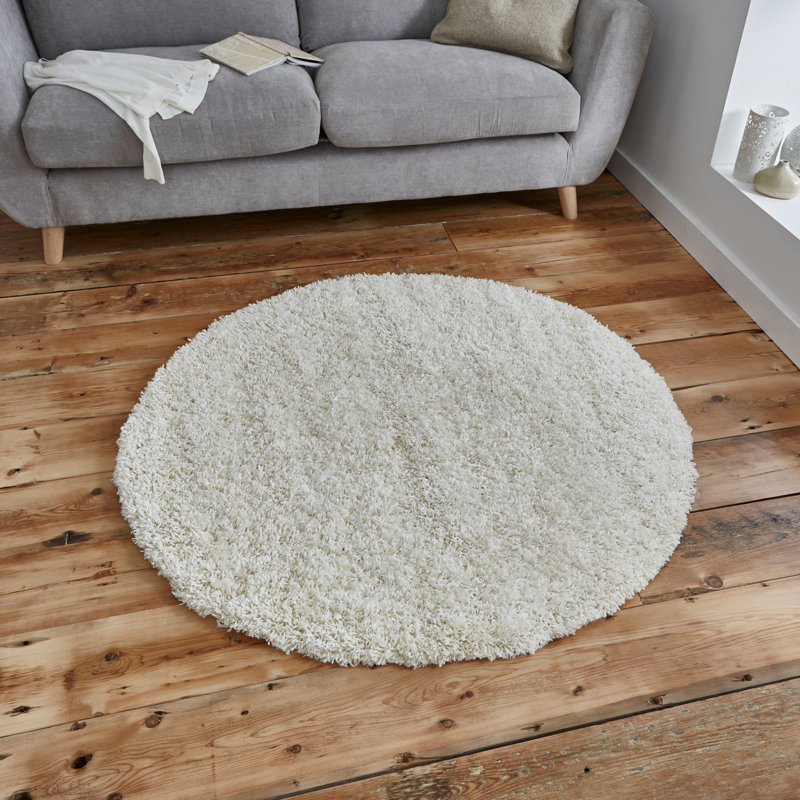 Vista area rug Machine Woven Cream, Round 133cm