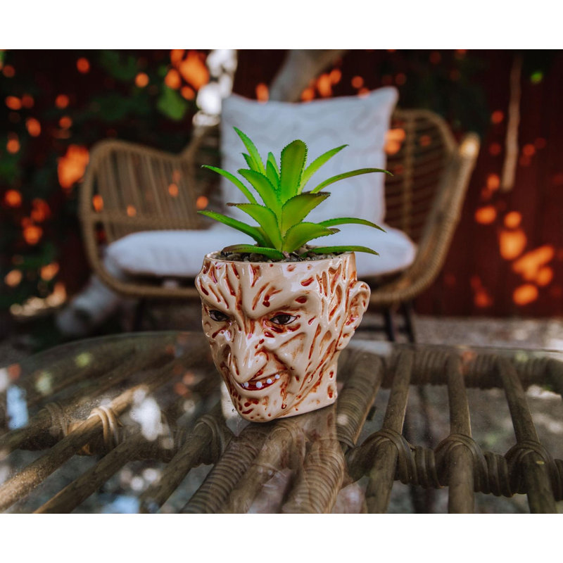 Plante grasse artificielle 6,5 "en pot